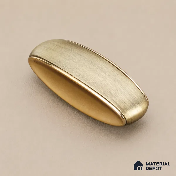 Ottr Zinc Knob HA 00215 Gold Antique Brass Finish - Standard | 2 Years Warranty
