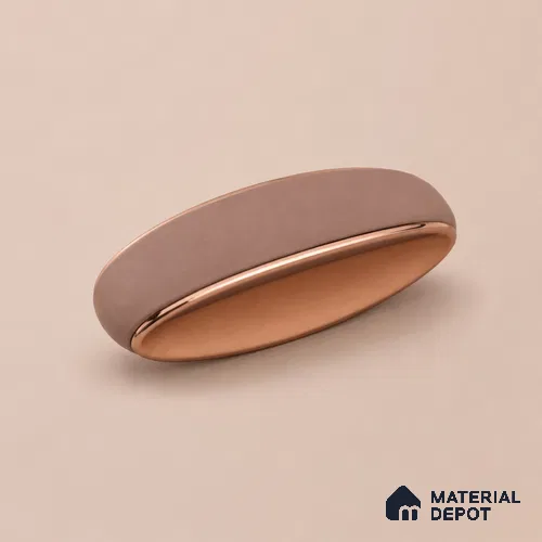 Ottr Zinc Knob HA 00215 C Rose Gold Bronze Finish - Standard | 2 Years Warranty