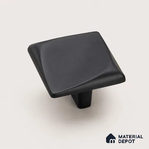 Ottr Zinc Knob HA 00216 Black Finish - Small | 2 Years Warranty