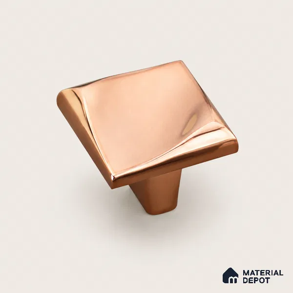 Ottr Zinc Knob HA 00216 H Rose Gold Finish - Big | 2 Years Warranty