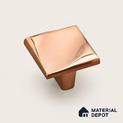 Ottr Zinc Knob HA 00216 G Rose Gold Finish - Small | 2 Years Warranty