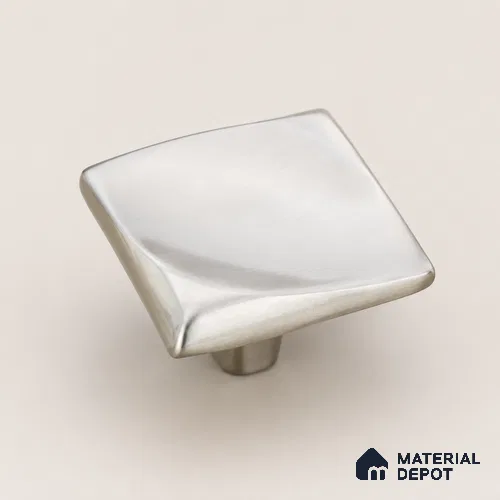 Ottr Zinc Knob HA 00216 D Stainless Steel Finish - Big | 2 Years Warranty