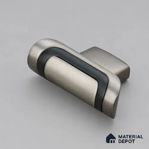 Ottr Zinc Knob HA 00217 D Gunmetal Black Black Finish - Standard | 2 Years Warranty