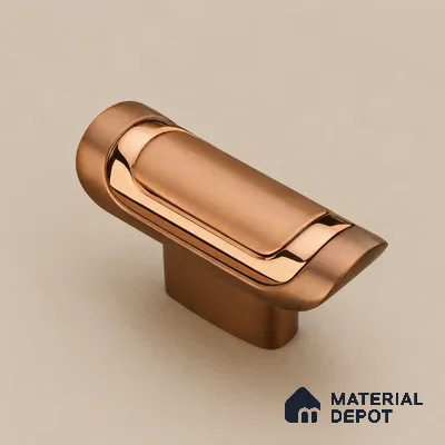 Ottr Zinc Knob HA 00217 C Rose Gold Dual Tone Finish - Standard | 2 Years Warranty