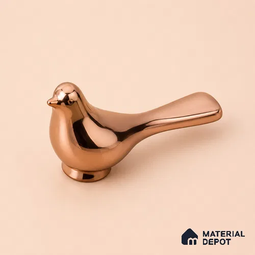 Ottr Zinc Knob HA 00218 C PVD Rose Gold Finish - Standard | 2 Years Warranty