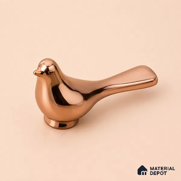 Ottr Zinc Knob HA 00218 C PVD Rose Gold Finish - Standard | 2 Years Warranty