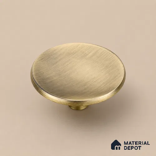 Ottr Zinc Knob HA 00219 H Antique Brass Finish - Big | 2 Years Warranty