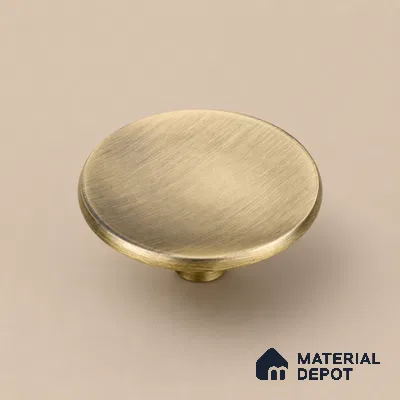 Ottr Zinc Knob HA 00219 G Antique Brass Finish - Small | 2 Years Warranty