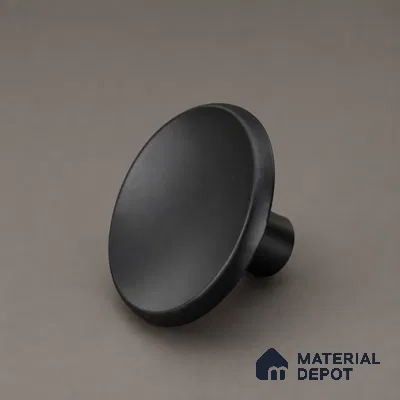 Ottr Zinc Knob HA 00219 F Black Finish - Big | 2 Years Warranty