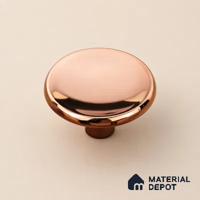 Ottr Zinc Knob HA 00219 D Rose Gold Finish - Big | 2 Years Warranty