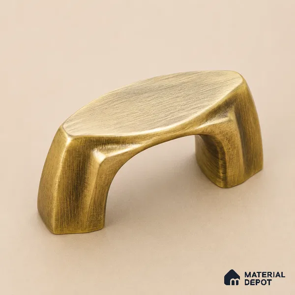 Ottr Zinc Knob HA 00220 B Antique Brass Finish - Standard | 2 Years Warranty