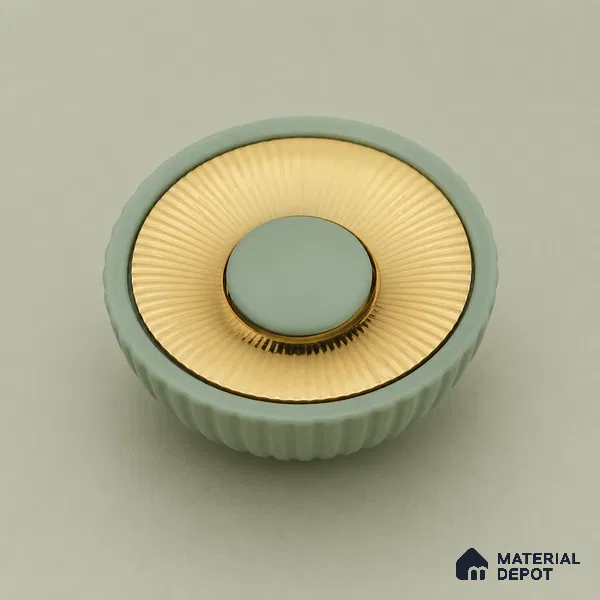 Ottr Zinc Knob HA 00221 Green Gold Finish - Standard | 2 Years Warranty
