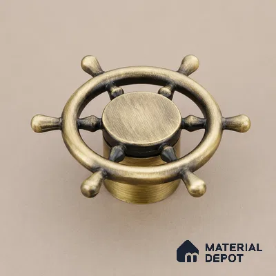 Ottr Zinc Knob HA 00222 Antique Brass Finish - Standard | 2 Years Warranty