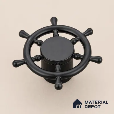 Ottr Zinc Knob HA 00222 D Black Finish - Standard | 2 Years Warranty