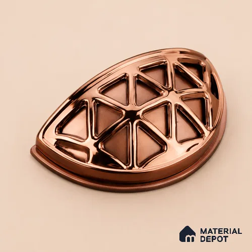 Ottr Zinc Knob HA 00223 B Rose Gold Dual Tone Finish - Standard | 2 Years Warranty