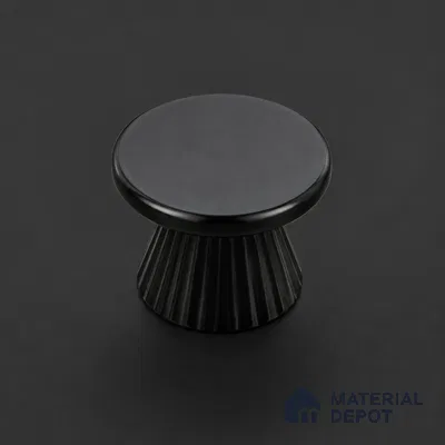 Ottr Zinc Knob HA 00225 C Black Finish - Standard | 2 Years Warranty