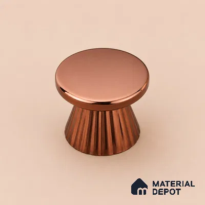 Ottr Zinc Knob HA 00225 B Rose Gold Finish - Standard | 2 Years Warranty