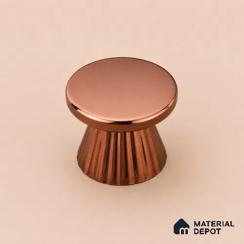 Ottr Zinc Knob HA 00225 B Rose Gold Finish - Standard | 2 Years Warranty
