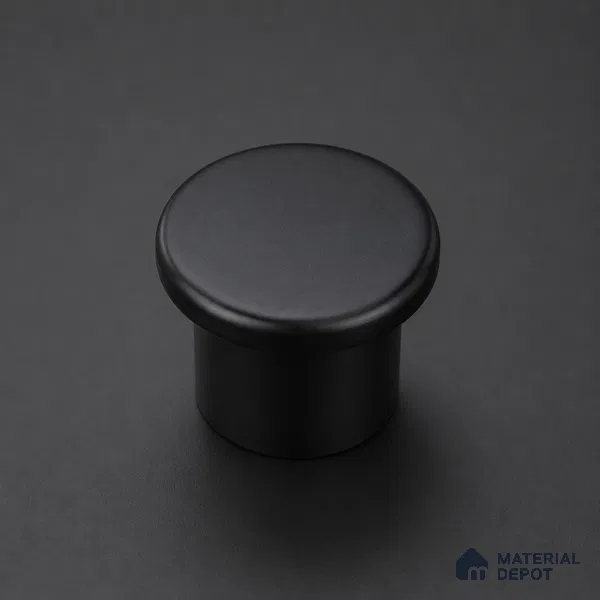 Ottr Zinc Knob HA 00226 D Black Finish - Standard | 2 Years Warranty