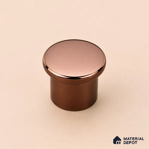 Ottr Zinc Knob HA 00226 B Rose Gold Finish - Standard | 2 Years Warranty