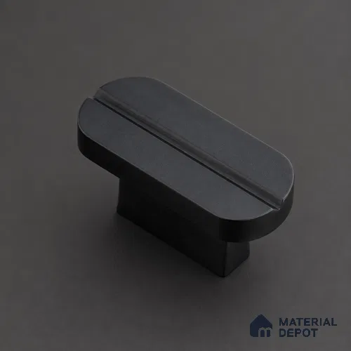Ottr Aluminium Knob HA 00232 Black Finish - Standard | 2 Years Warranty