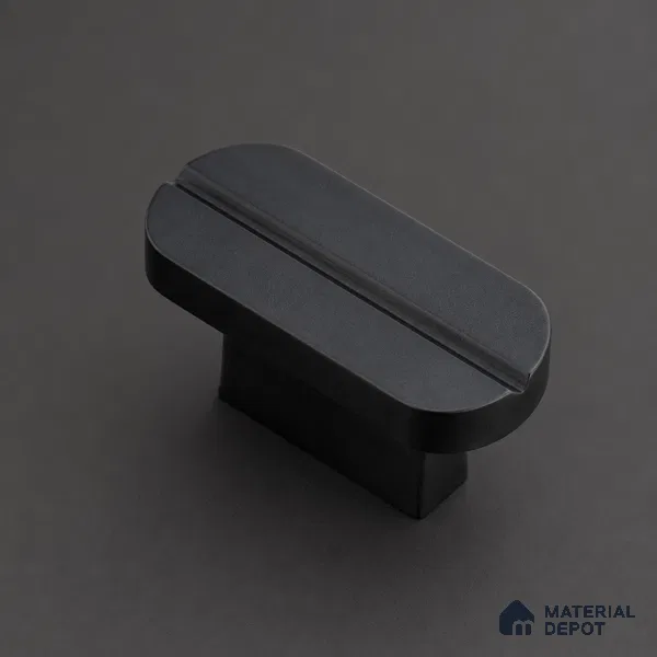 Ottr Aluminium Knob HA 00232 Black Finish - Standard | 2 Years Warranty