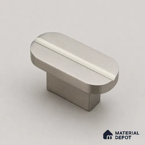 Ottr Aluminium Knob HA 00232 C Stainless Steel Finish - Standard | 2 Years Warranty