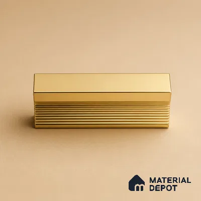 Ottr Aluminium Knob HA 00233 D PVD Gold Finish - Standard | 2 Years Warranty
