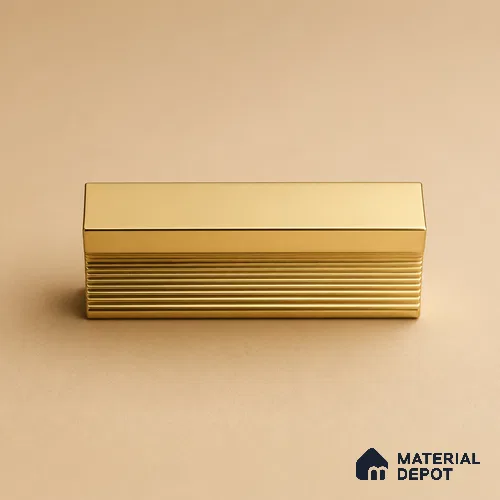 Ottr Aluminium Knob HA 00233 D PVD Gold Finish - Standard | 2 Years Warranty