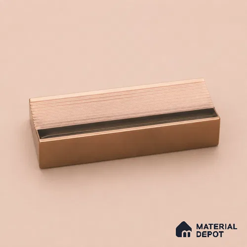 Ottr Aluminium Knob HA 00233 E PVD Rose Gold Finish - Standard | 2 Years Warranty