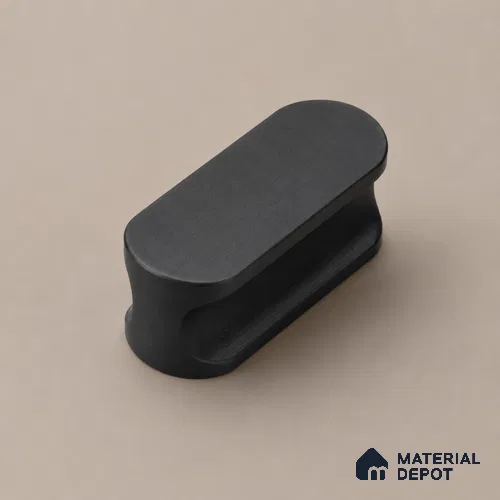 Ottr Aluminium Knob HA 00234 Black Finish - Standard | 2 Years Warranty