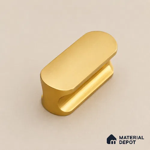 Ottr Aluminium Knob HA 00234 D PVD Gold Finish - Standard | 2 Years Warranty