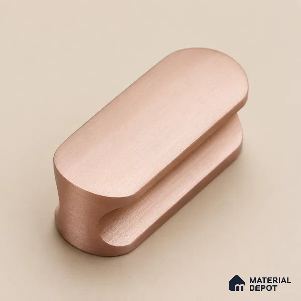 Ottr Aluminium Knob HA 00234 E PVD Rose Gold Finish - Standard | 2 Years Warranty