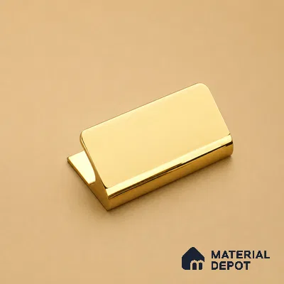 Ottr Aluminium Knob HA 00235 D PVD Gold Finish - Standard | 2 Years Warranty