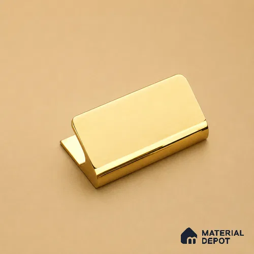 Ottr Aluminium Knob HA 00235 D PVD Gold Finish - Standard | 2 Years Warranty