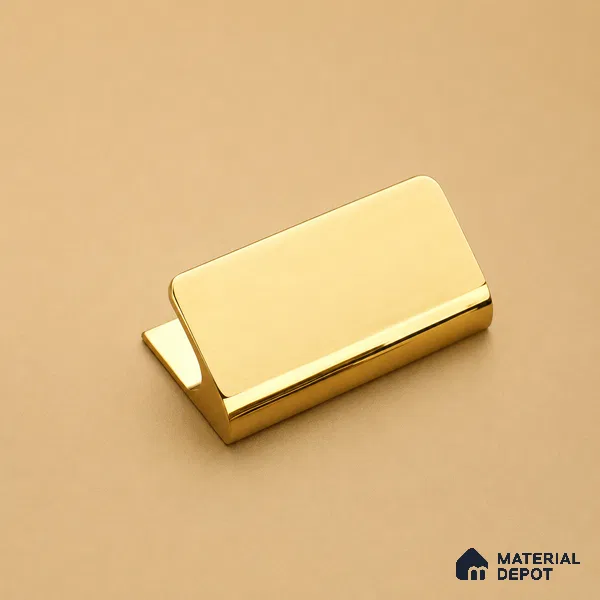 Ottr Aluminium Knob HA 00235 D PVD Gold Finish - Standard | 2 Years Warranty
