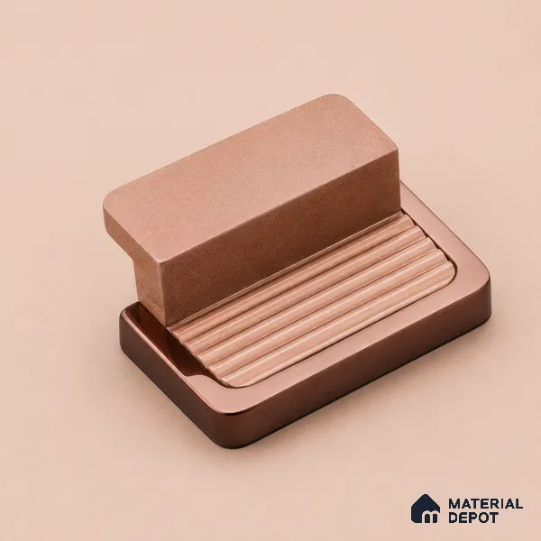 Ottr Aluminium Knob HA 00236 B Rose Gold Dual Tone Finish - Standard | 2 Years Warranty
