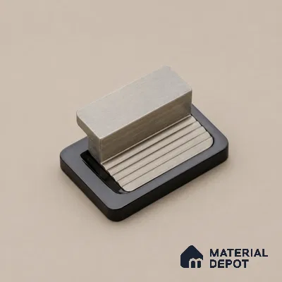 Ottr Aluminium Knob HA 00236 E Satin Black Finish - Standard | 2 Years Warranty