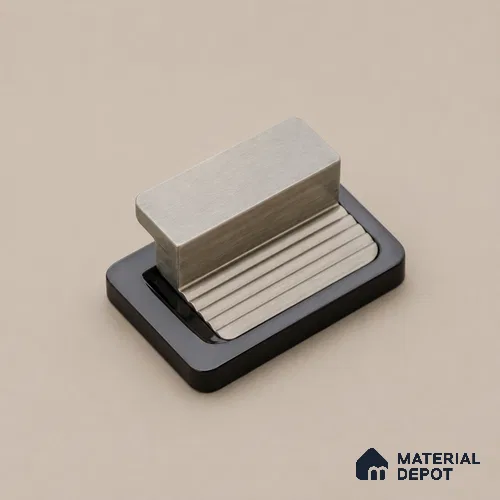 Ottr Aluminium Knob HA 00236 E Satin Black Finish - Standard | 2 Years Warranty