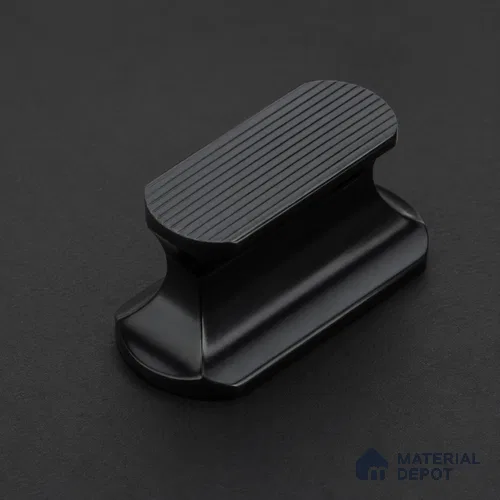 Ottr Aluminium Knob HA 00237 Black Finish - Standard | 2 Years Warranty