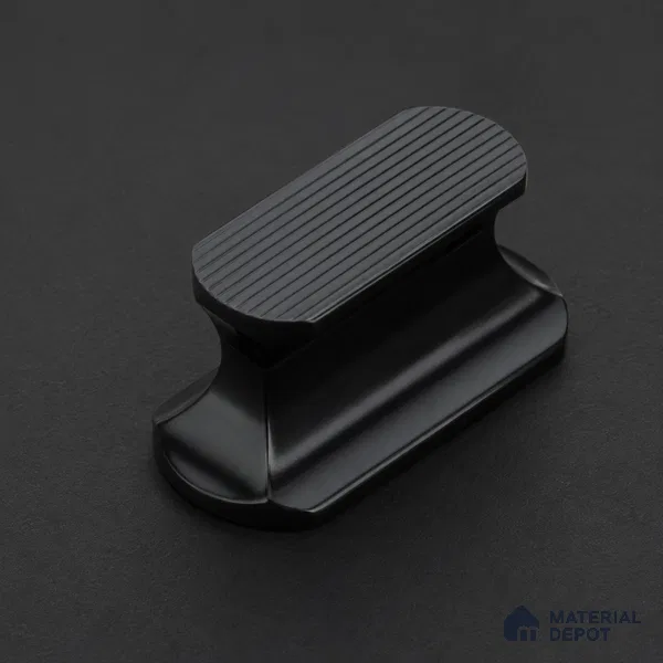 Ottr Aluminium Knob HA 00237 Black Finish - Standard | 2 Years Warranty