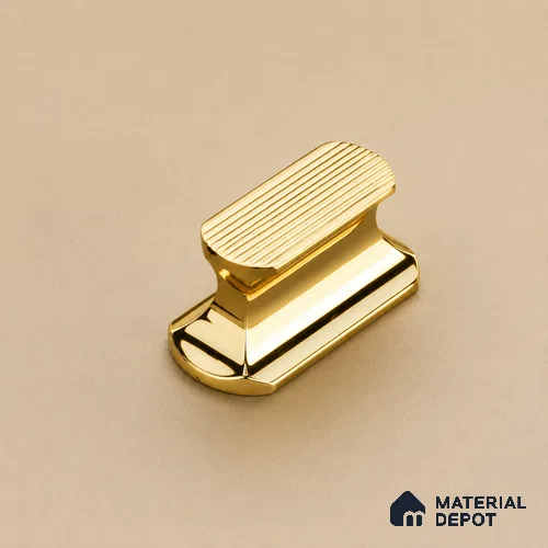 Ottr Aluminium Knob HA 00237 B PVD Gold Finish - Standard | 2 Years Warranty