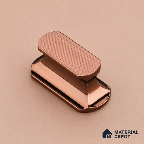 Ottr Aluminium Knob HA 00237 C PVD Rose Gold Finish - Standard | 2 Years Warranty
