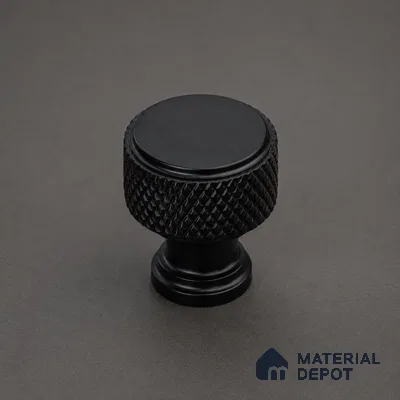 Ottr Stainless Steel Knob HA 00238 C Black Finish - Standard | 2 Years Warranty