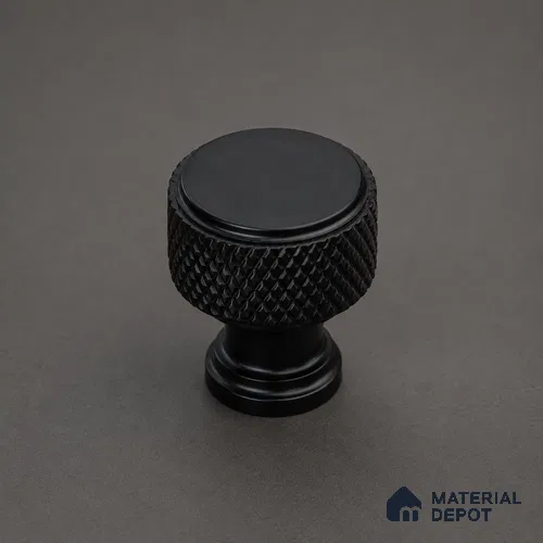Ottr Stainless Steel Knob HA 00238 C Black Finish - Standard | 2 Years Warranty