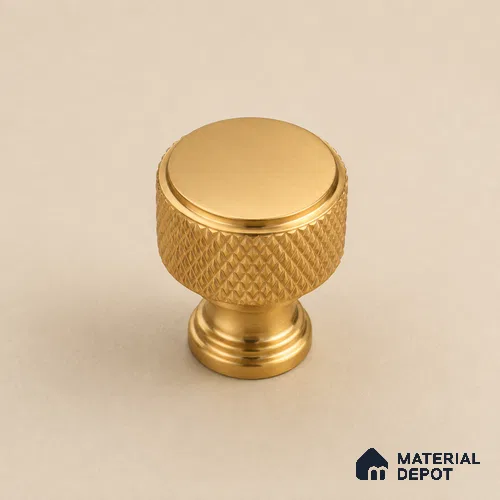 Ottr Stainless Steel Knob HA 00238 PVD Gold Finish - Standard | 2 Years Warranty