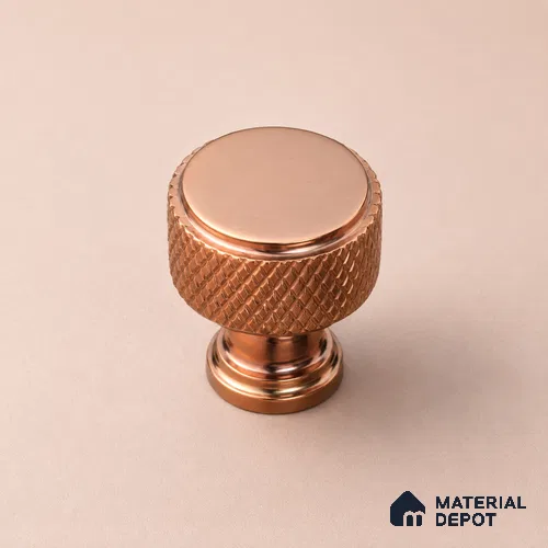 Ottr Stainless Steel Knob HA 00238 B PVD Rose Gold Finish - Standard | 2 Years Warranty
