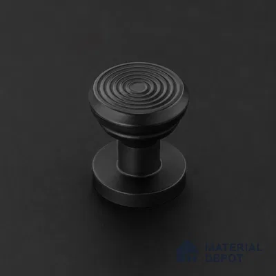 Ottr Stainless Steel Knob HA 00239 C Black Finish - Standard | 2 Years Warranty