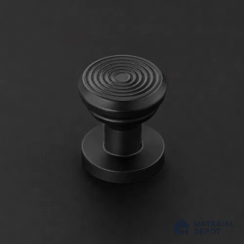 Ottr Stainless Steel Knob HA 00239 C Black Finish - Standard | 2 Years Warranty