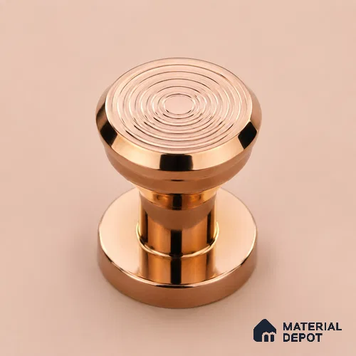 Ottr Stainless Steel Knob HA 00239 B PVD Rose Gold Finish - Standard | 2 Years Warranty